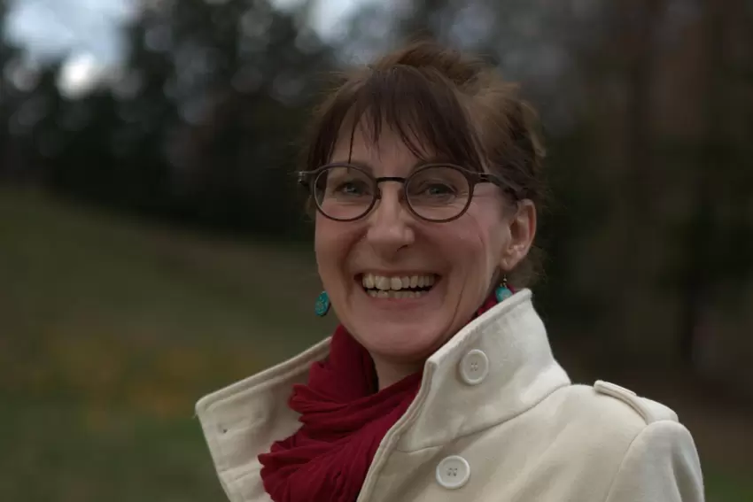 Karin Mayer kandidiert für die Grünen in Nußdrof.