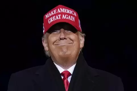 Lächelt siegesgewiss: Donald Trump als Wählkämpfer.