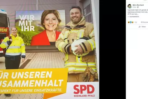 Das Foto der SPD hat Björn Bernhard am Freitagmorgen verwundert im Internet gepostet. Zum Vergleich: Das nächste Bild zeigt, wel