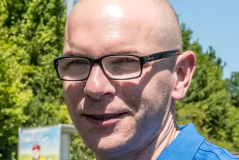 Jascha Prinz, Trainer der SG Dannstadt/Rödersheim, ist geknickt.