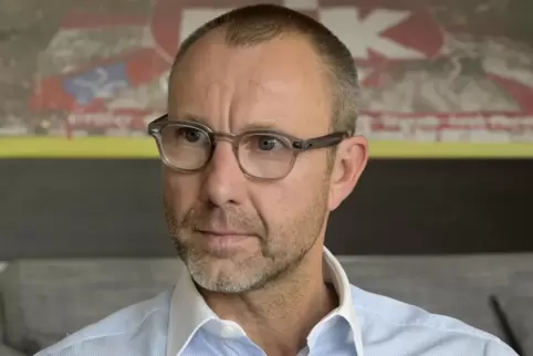 Der scheidende FCK-Geschäftsführer Soeren Oliver Voigt. 