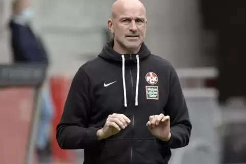 FCK-Trainer Marco Antwerpen: „Emotionen gehören dazu. Aber es muss im Rahmen bleiben.“ 