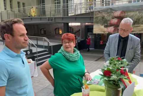 Dezernent Denis Clauer (links), Projektleiterin Martina Sonnenrein und Dekan Ralph Krieger präsentierten die „Bella-Italia“-Akti