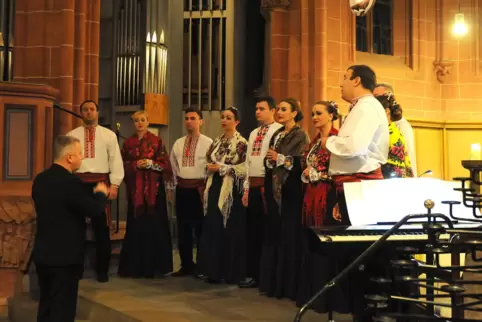 Die ukrainischen Musiker kommen immer wieder in die Pfalz, hier beim Auftritt 2019 in der Schlosskirche. 
