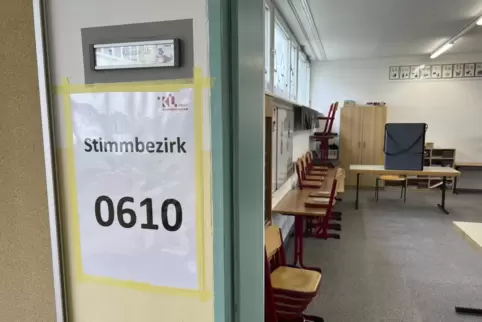 Einer der drei Stimmbezirke in der Grundschule Betzenberg wurde mit als letztes ausgezählt und lieferte die Entscheidung für die