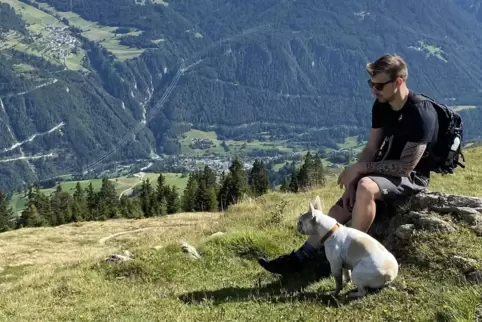 Wandert gerne mit Freundin und Hund: Sven Buchheit. 