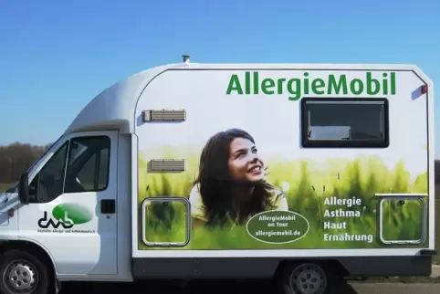 Das Allergiemobil des Deutschen Allergie- und Asthmabunds.