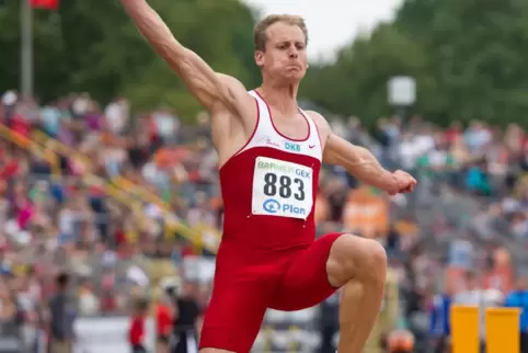Christian Reif aus Böhl-Iggelheim wurde 2010 Europameister im Weitsprung und hält mit 8,47 Meter einen der besten Rekorde, den d