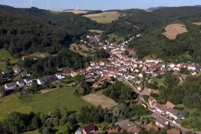 Luftaufnahme von Erdesbach.