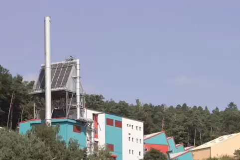 Das Biomasseheizkraftwerk der Zentralen Abfallwirtschaft Kaiserslautern. Über eine eigene Anlage dieser Art soll in Morbach ein 