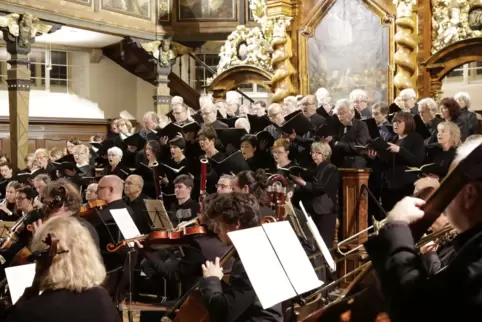 Der Mozartchor Speyer: Hier im Herbst 2018 beim Festkonzert zum 200-jährigen Bestehen mit Brahms’ „Deutschem Requiem“.