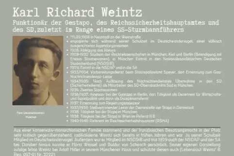Die NS-Vergangenheit des Rechtsanwalts Karl Richard Weintz war in Neustadt lange bekannt, allerdings nicht in ihrer wahren Dimen