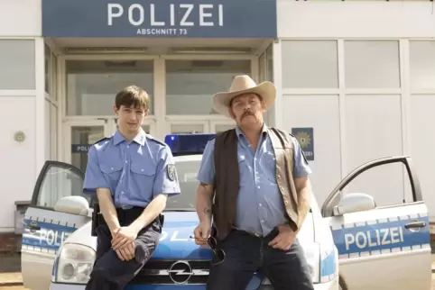 „Boom Boom Bruno“: Vincent zur Linden (links) und Ben Becker als ungleiches Polizisten-Duo.