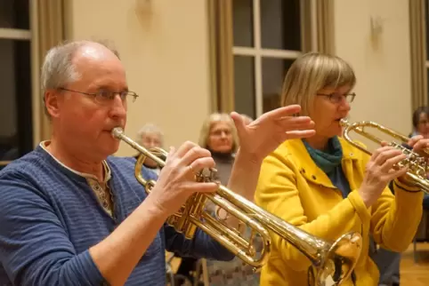Im Ensemble spielt Bezirkskantor Eckhart Mayer gerne Trompete und Posaune. 