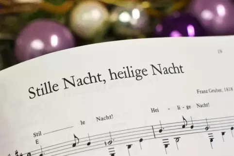  Noten zum Weihnachtslied „Stille Nacht, heilige Nacht“
