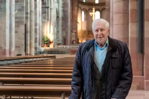 Speyerer Ehrenbürger und Dom-Fan: Bernhard Vogel kommt gerne in die Kathedrale und ihre Krypta.