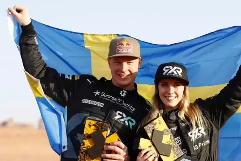 Erfolgreiches Duo aus Schweden: Johan Kristoffersson und Mikaela Ahlin-Kottulinsky.