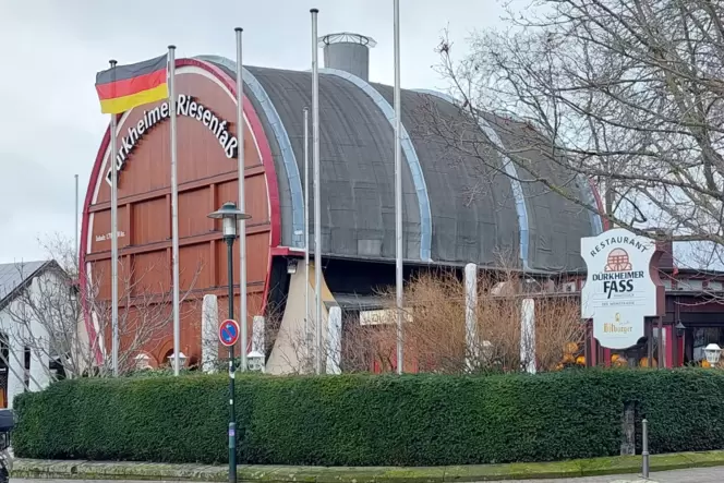 Wahrzeichen der Kurstadt Bad Dürkheim und gastronomisches Ausflugsziel: das Dürkheimer Riesenfass.