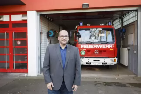 Die Morlauterer um Ortsvorsteher Alexander Lenz wünschen sich auch 2025 Geld für die zu kleine Feuerwehrhalle im städtischen Hau