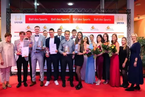 Gewinner: Speyers Sportlerinnen und Sportler des Jahres. 