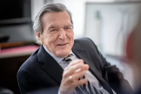 Gerhard Schröder in seiner Kanzlei in Hannover: „Ich bin manchmal ein bisschen anders als andere.“ 