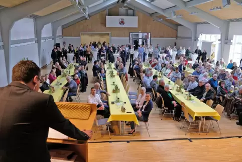 Vor einem Jahr hatte Bürgermeister Björn Bernhard zum ersten Mal zum Frühlingsempfang eingeladen. 