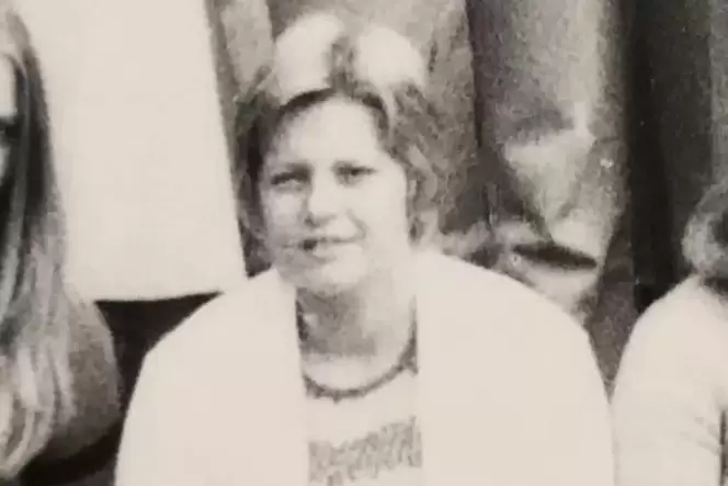 Birgit Schnorr als Schülerin des Kuseler Gymnasiums in den 70er-Jahren.