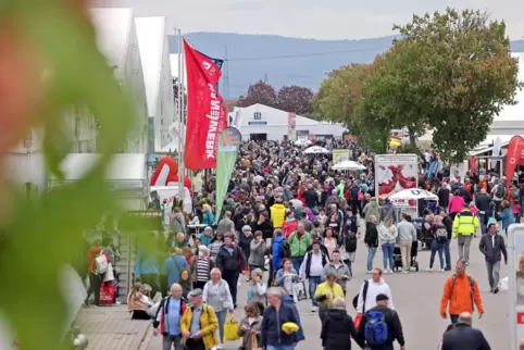Mit 41 Hallen und Freigelände: Der Maimarkt ist Deutschlands größte Regionalmesse. 