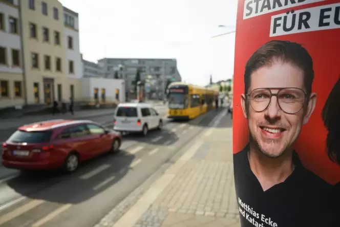 Wahlplakat Matthias Ecke