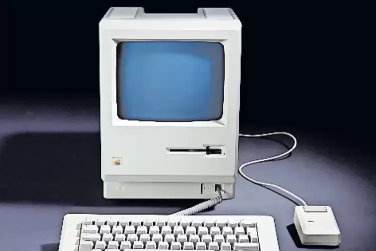 Lutheraner: Apple-Erfinder Steve Jobs (hier ein Macintosh 128k von 1984).