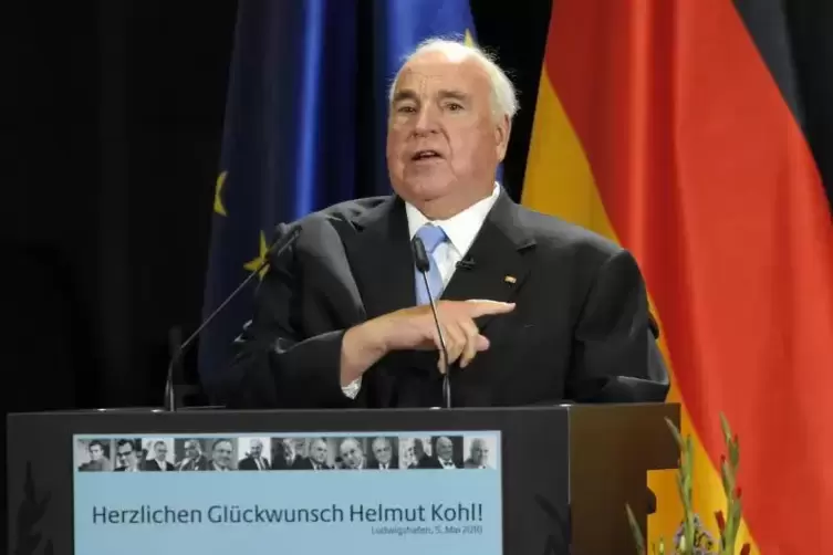 Die Junge Union will das Lebenswerk von Helmut Kohl mit der Umbenennung einer Straße in Ludwigshafen würdigen. Archivfoto: Kunz