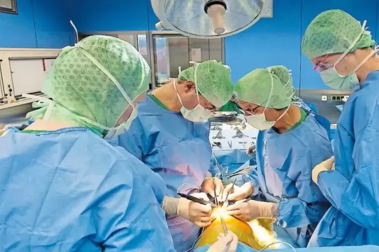 Nierentransplantation am Westpfalzklinikum in Kaiserslautern.