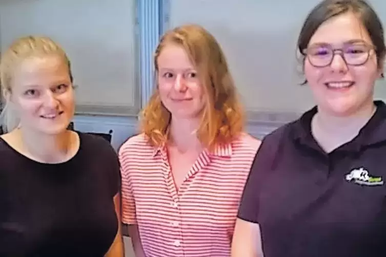 Neuer Vorstand (von links): Sarah Hildebrandt, Corinna Schlosser, Teodora Talpeanu.
