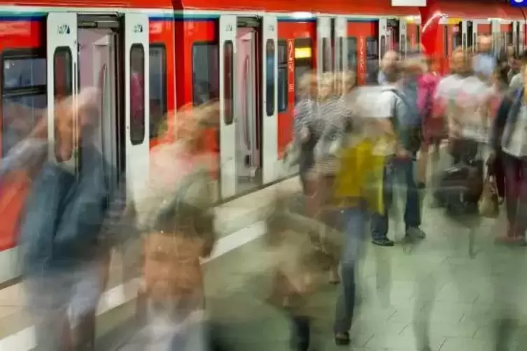 Bahn-Pendler benötigen wegen Gleisarbeiten in Mannheim mehr Zeit.  Foto: dpa 