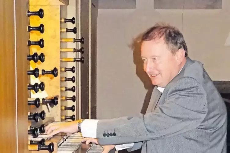Brachte die Orgel zum Strahlen: Otto Maria Krämer.