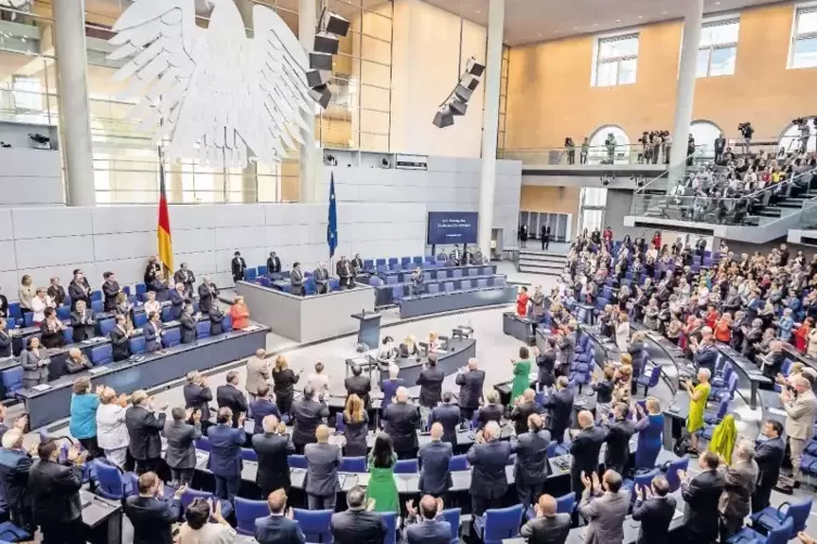 Abschied: Die letzte Sitzung des Bundestags vor der Wahl am Sonntag fand am 5. September statt.