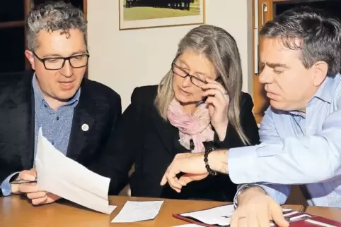 Die neue FWG-Führung (von links): Jochen Kappel, Margarete Hoffmann und Bernd Himpel.