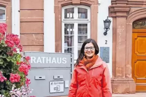 Citymanagerin Melanie Cocimano ist gern für die Stadt Grünstadt und ihre Bürger da.
