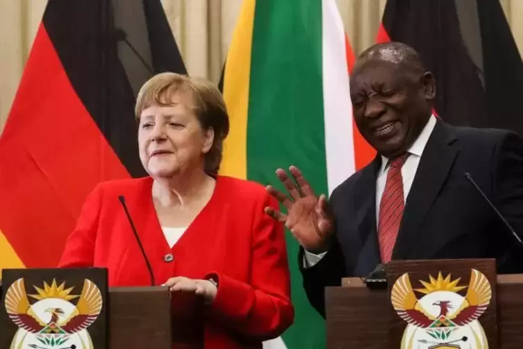 Angela Merkel und Südafrikas Präsident Cyril Ramaphosa haben einen Draht zueinander.