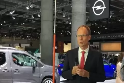 Opel-Chef Michael Lohscheller ist privat begeisterter Marathonläufer. Unser Bild entstand auf der Internationalen Automobil-Auss
