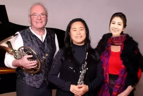 Cornopia Trio: Peter Arnold, Seung Eun Lee und Eun Young Lee.