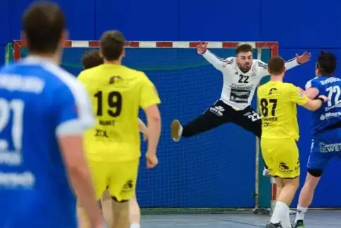 Bot gegen Saulheim eine starke Partie: VTV-Torwart Nico Klein.