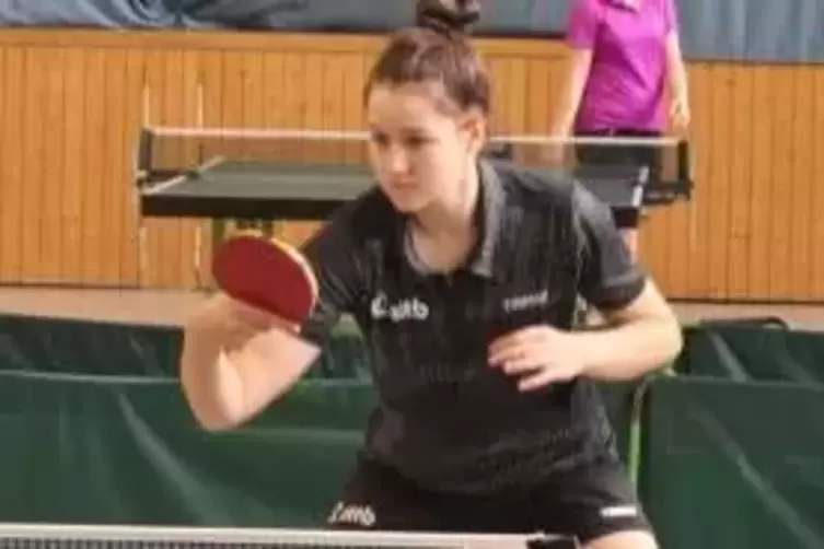 Musste im Halbfinale gegen Jana Porten mächtig zittern: Isabelle Schütt.