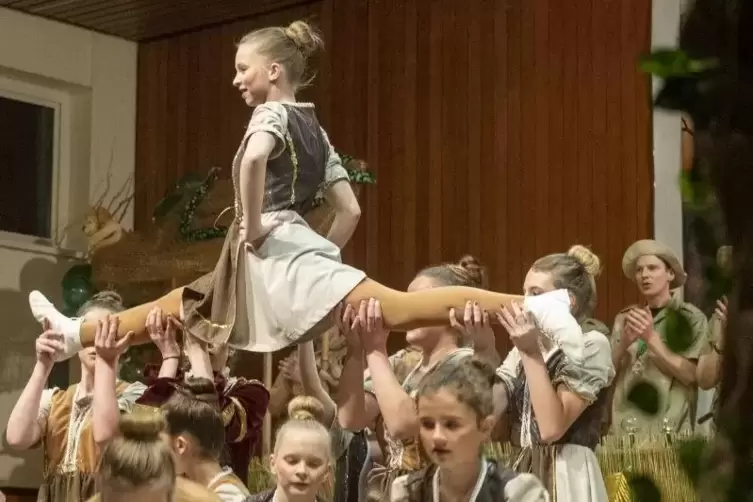 T&auml;nzerisches K&ouml;nnen bewiesen die Sunshine Girls vom HKV Lauterecken.
