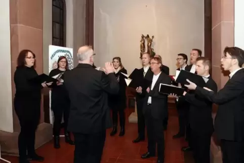 In der Taufkapelle sang das Vokalensemble St. Jakobus. 