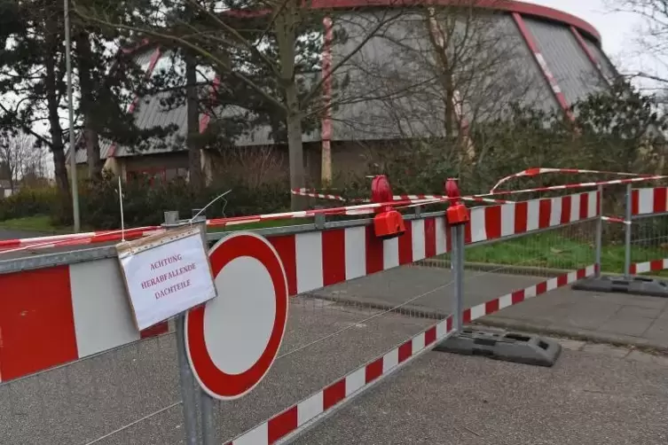 Derzeit gesperrt: die Rundsporthalle in Mutterstadt.
