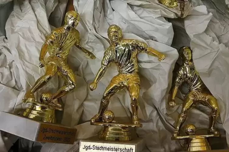 Dreingabe: was f&uuml;r den Troph&auml;enschrank der Stadtmeister. 