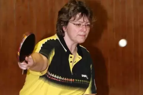Schon lange für Dudenhofen am Schläger: Sandra Sterner, hier im Jahr 2008.