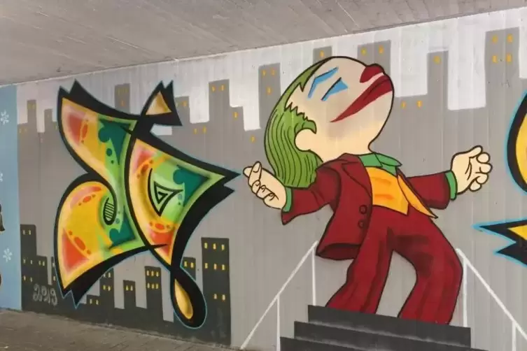 Motiv &bdquo;Joker&ldquo; aus dem gleichnamigen Film.
