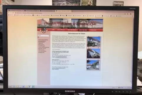 Die Webseite der Gemeinde ist laut Tourismusexpertin Schnober verbesserungsbedürftig. Links zu Ansprechpartnern für Führungen fe